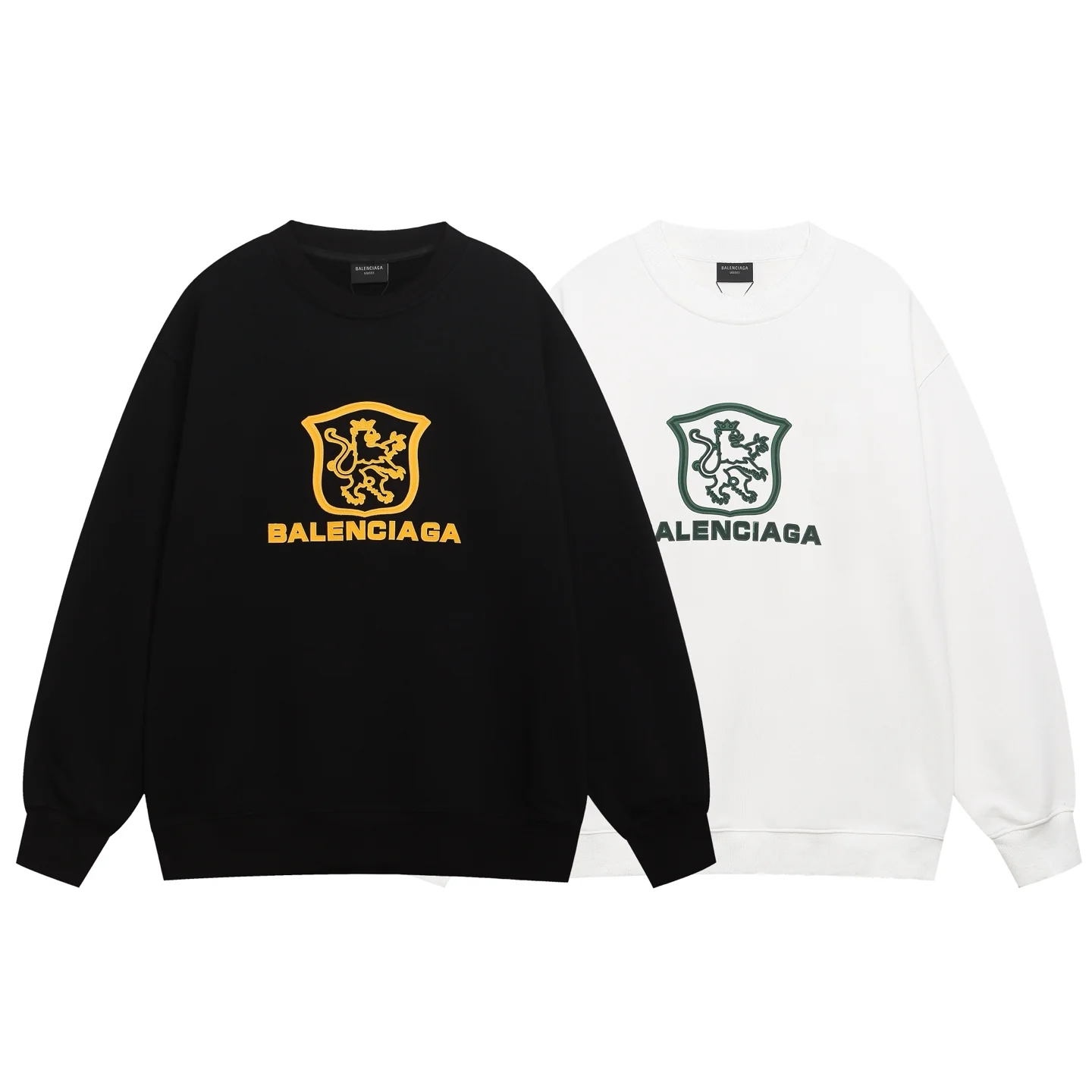 Silicone embossed cotton sweatshirt