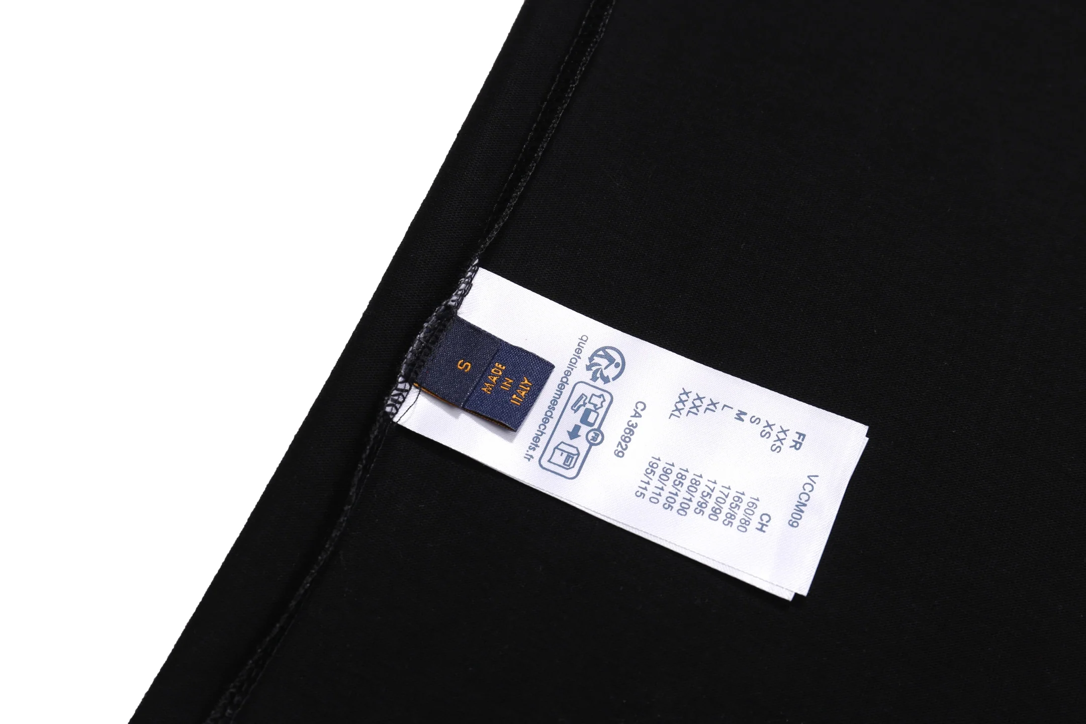 Painted printed cotton T-shirt