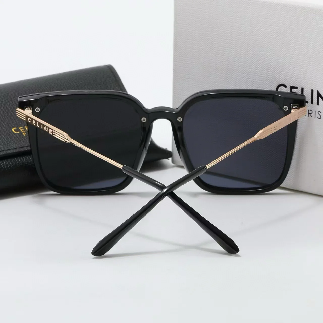 5 Colors Fashion Metal Temple Sunglasses  6276