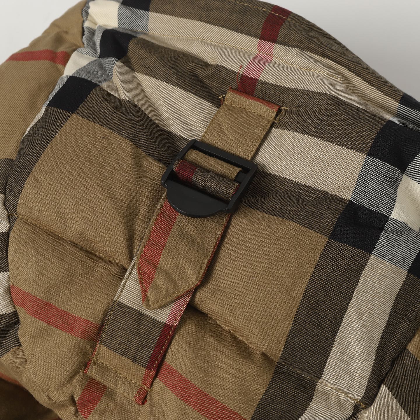 Classic Check Hooded Down Jacket
