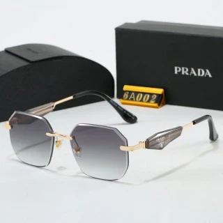 Hot sale metal frameless prism sunglasses 6A002