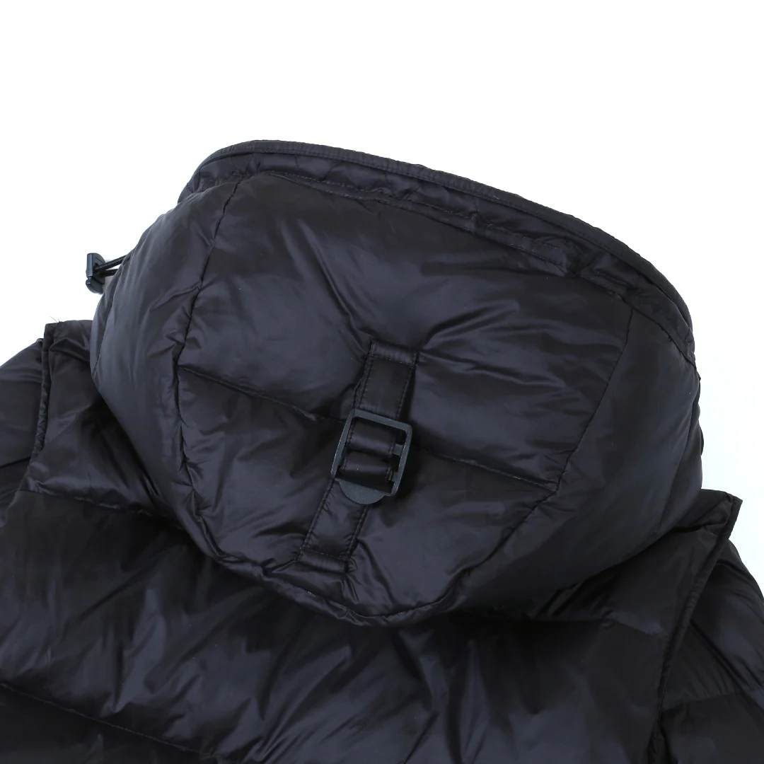 zipper stand collar down jacket