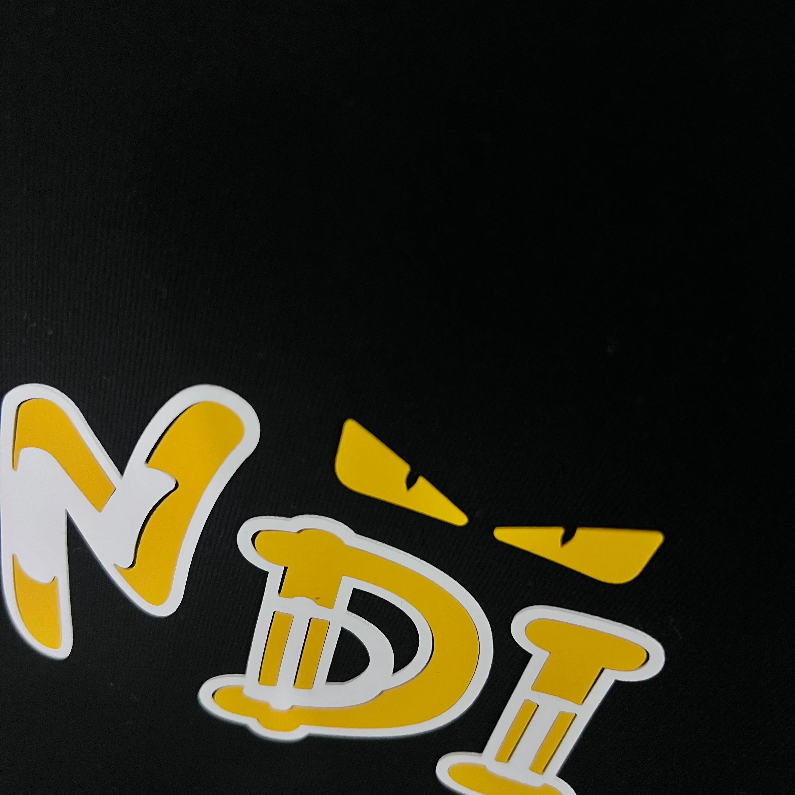 3D Gradient Letters Sweatshirt