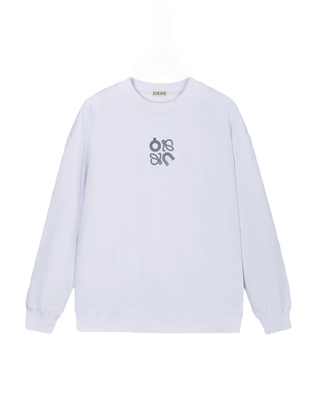 Strip printing cotton sweatshirt