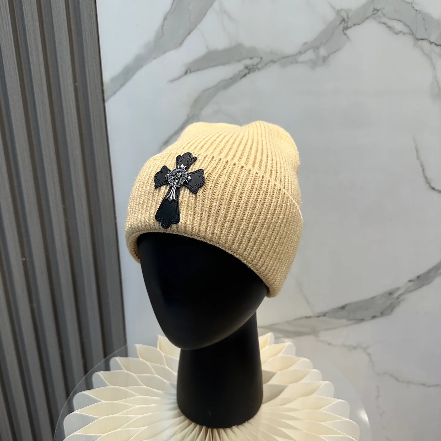 Fashionable Cashmere Knitted  Beanie