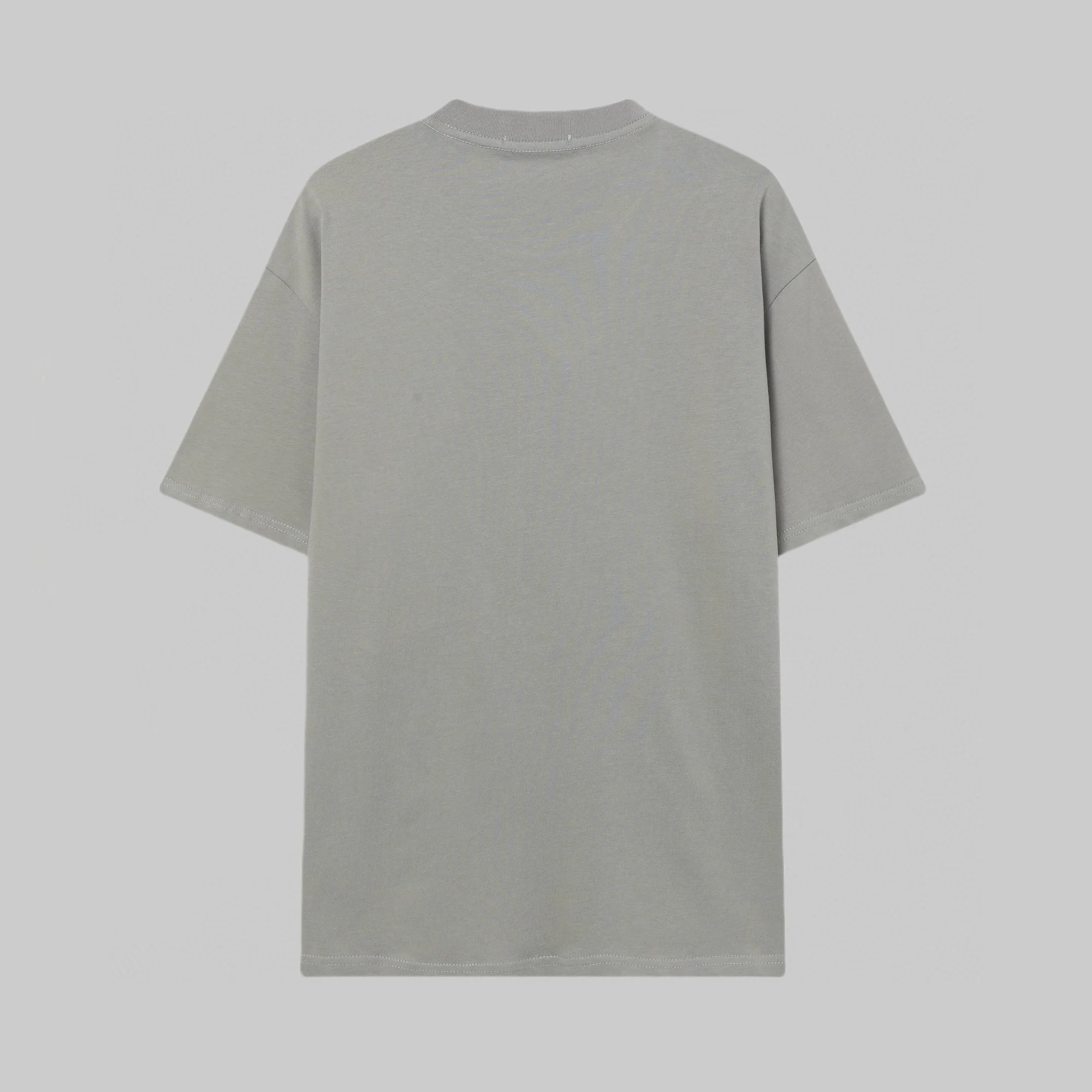 Embroidered crew neck cotton T-shirt