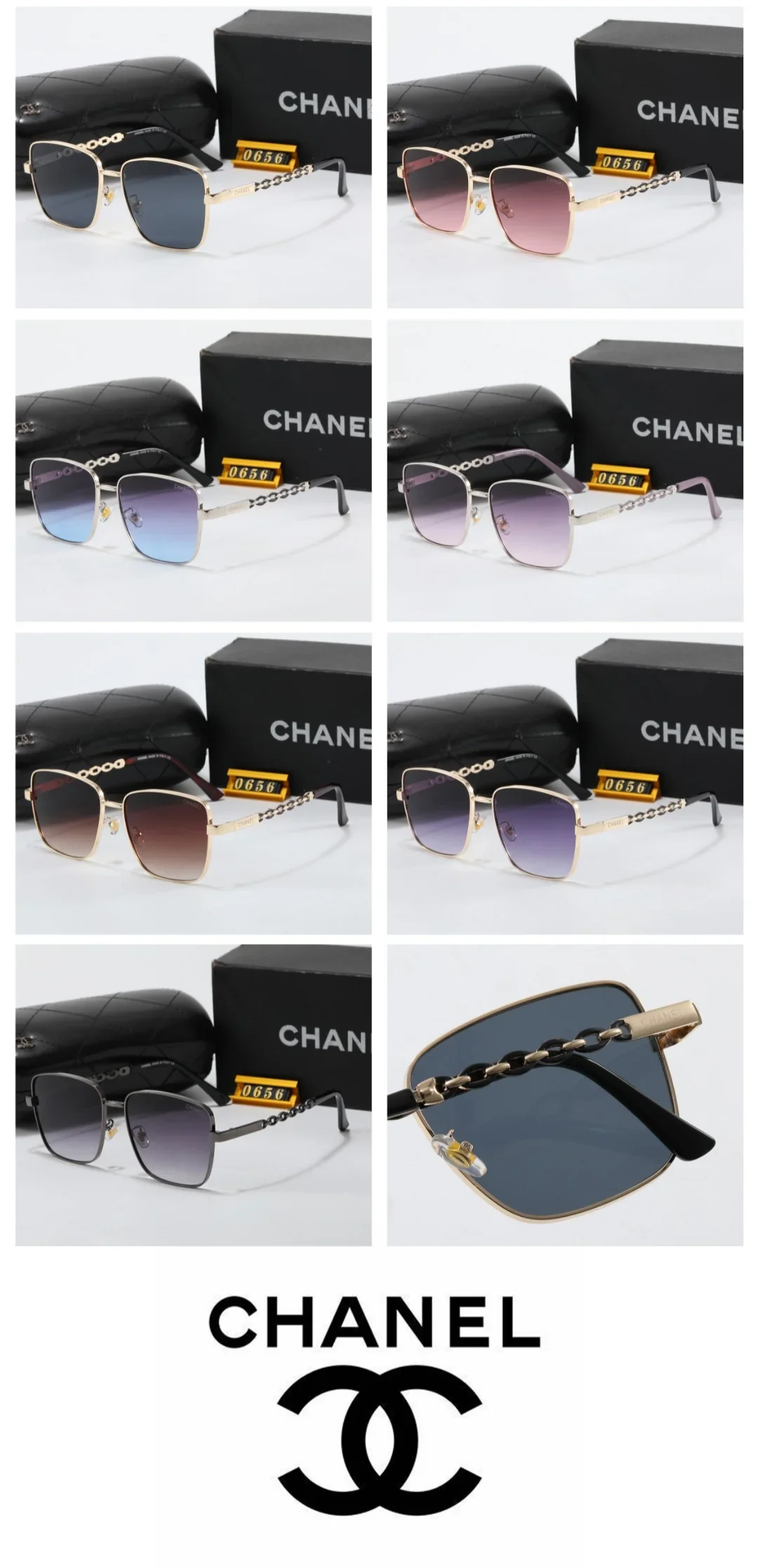 7 colors of new popular sunglasses  1`2`12
