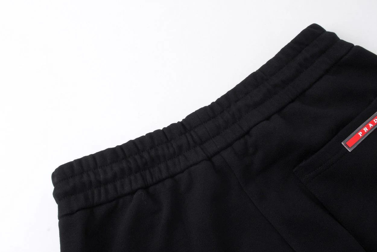 Pocket drawstring casual trousers