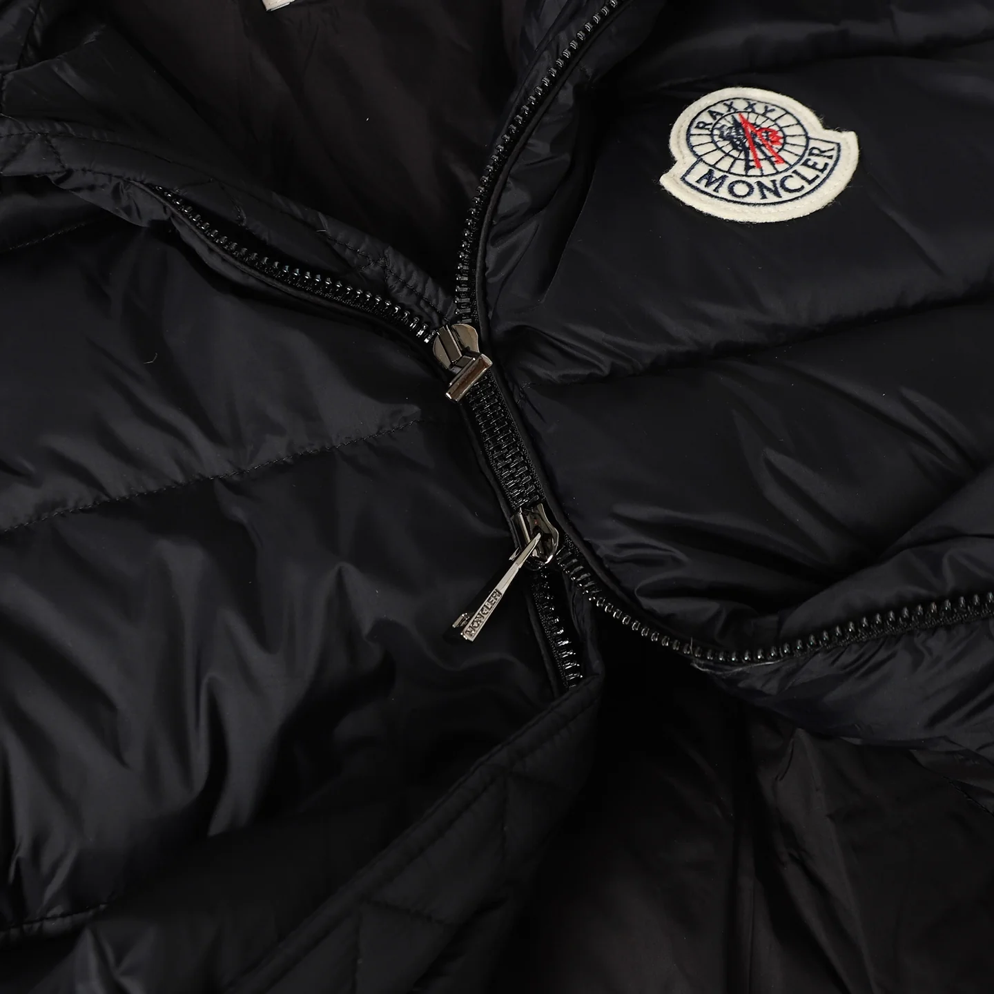 3D Quilted Zip-Up Down Jacket