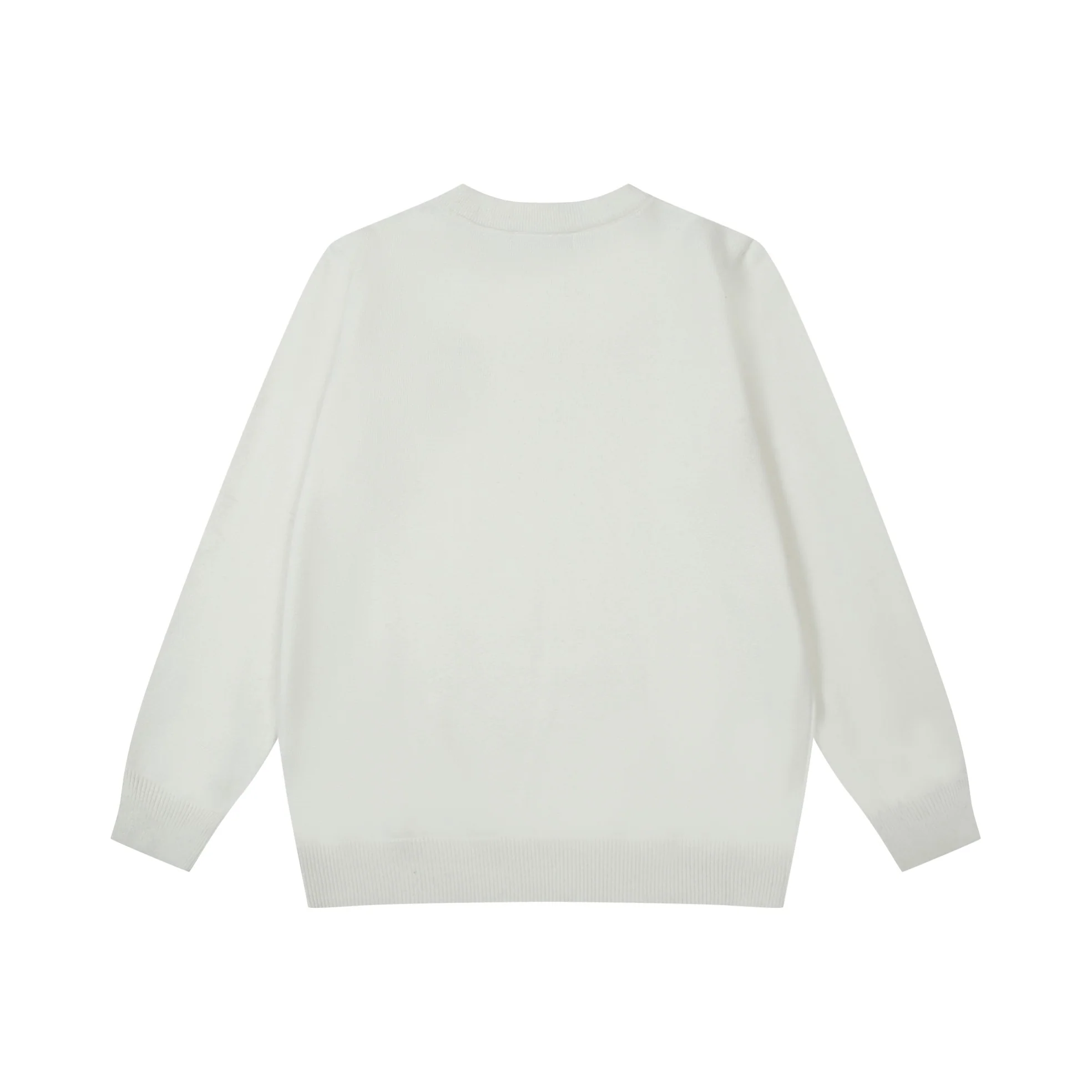 Jacquard-knit cashmere sweater