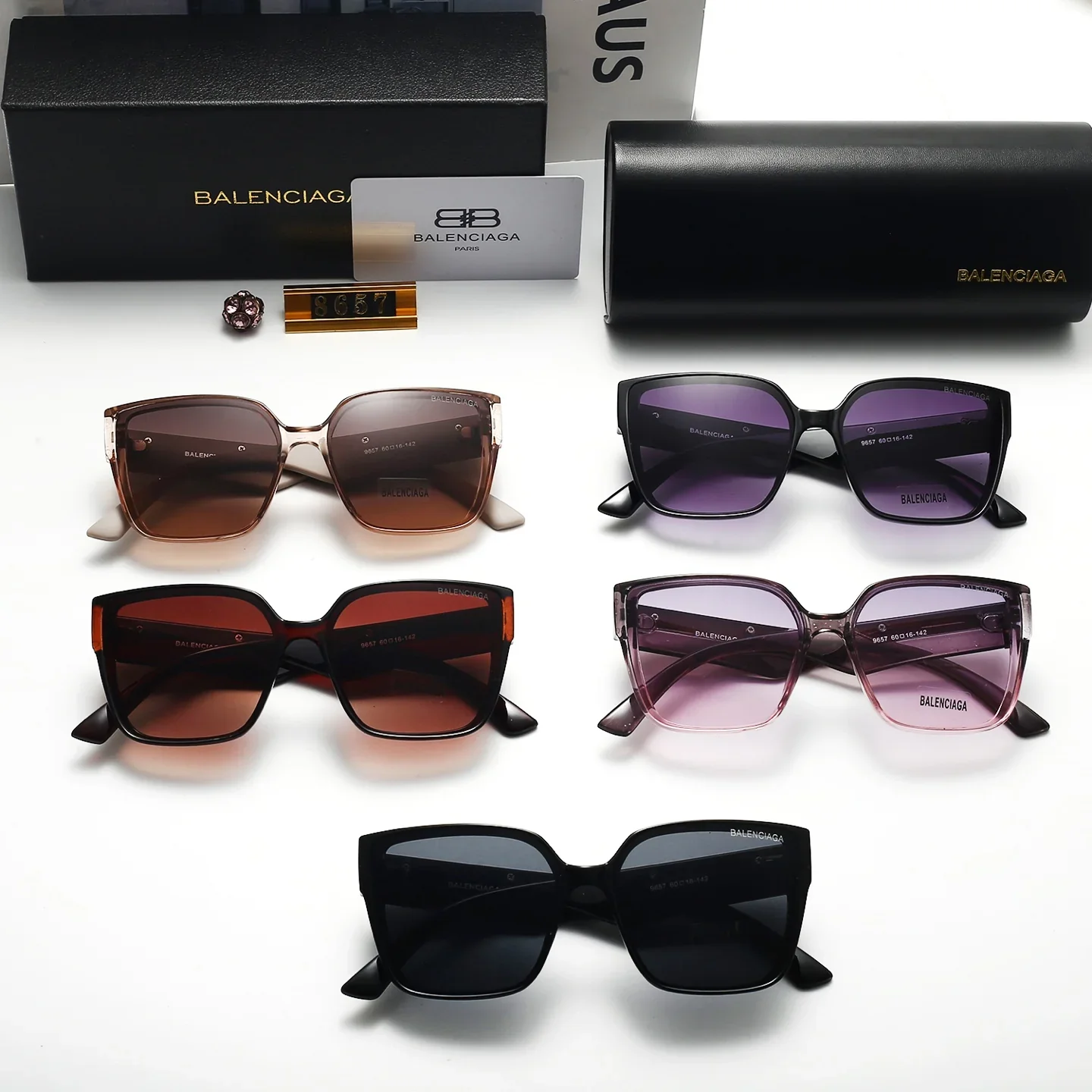 5 colors high-end personalized sunglasses 8657