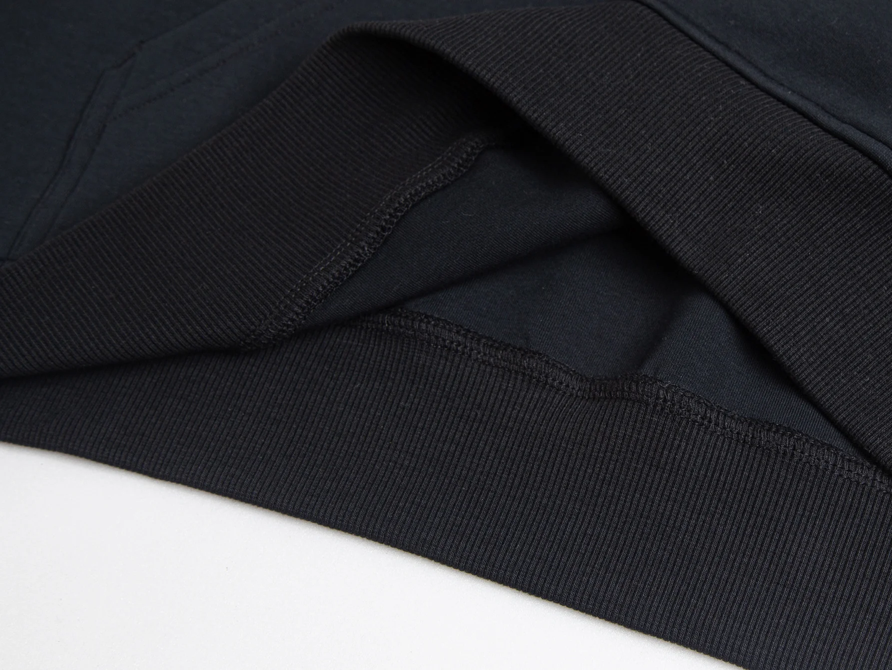 Embroidered half-zip sweatshirt