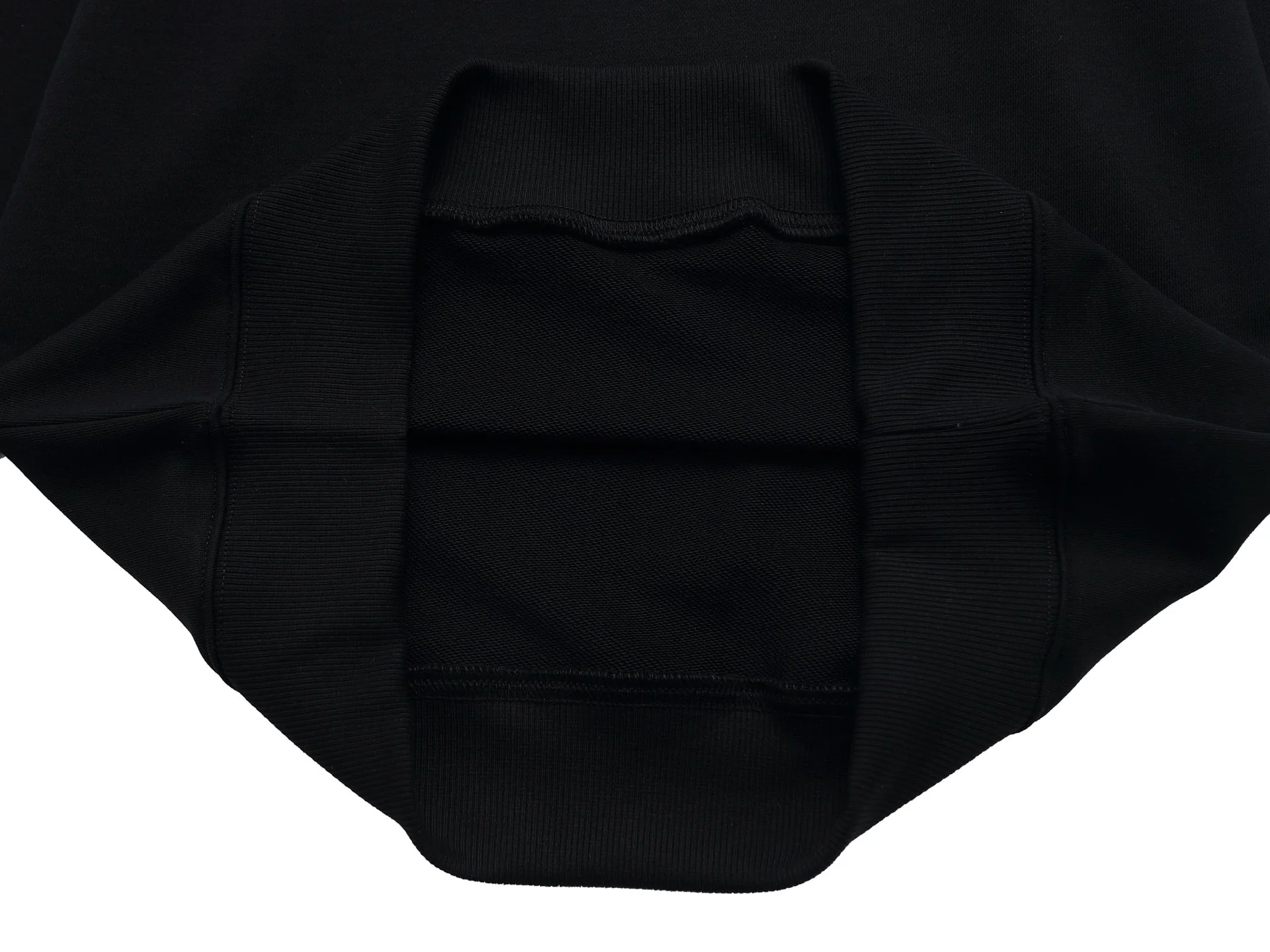 Diamond round neck cotton sweatshirt