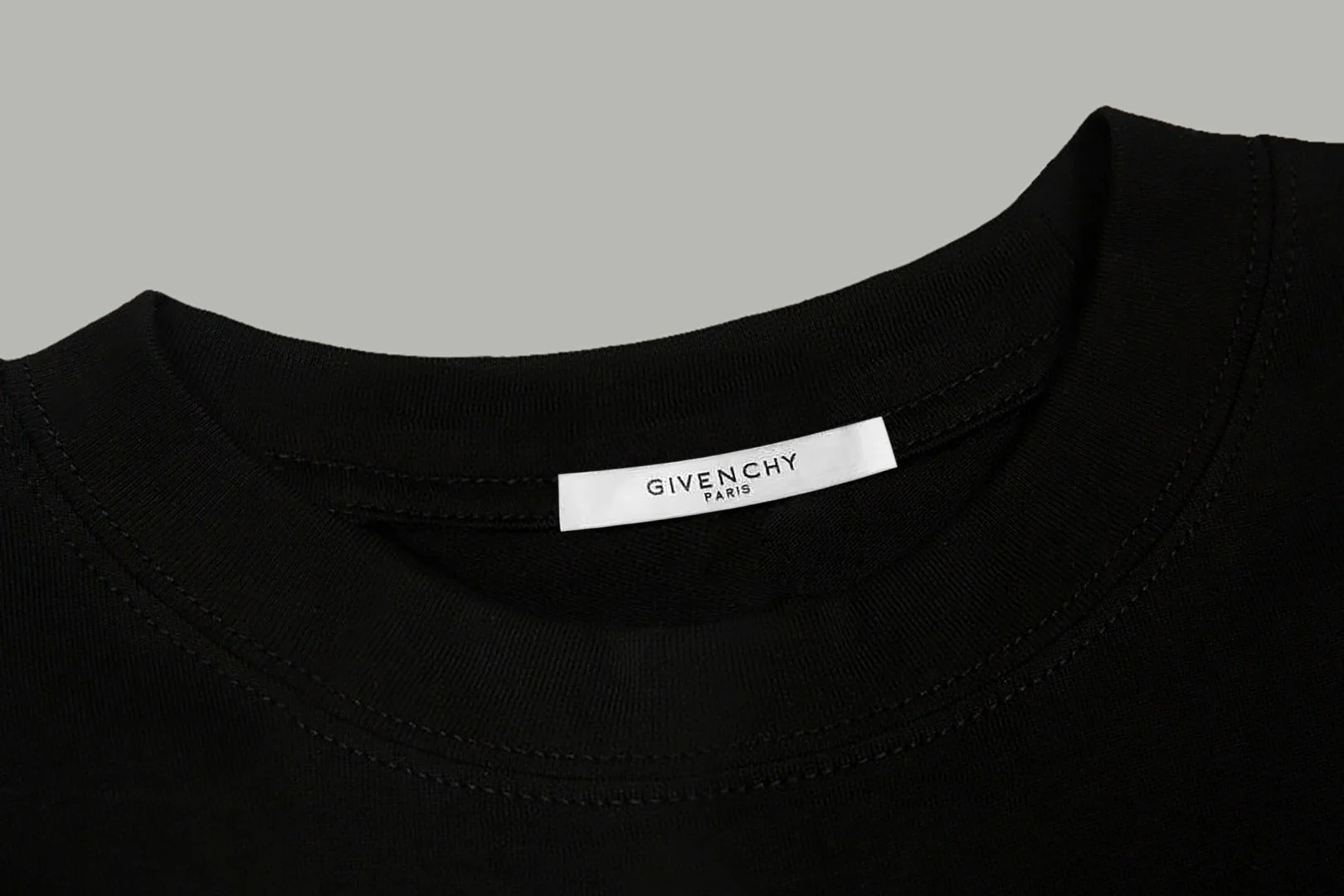 Printed cotton long-sleeved T-shirt