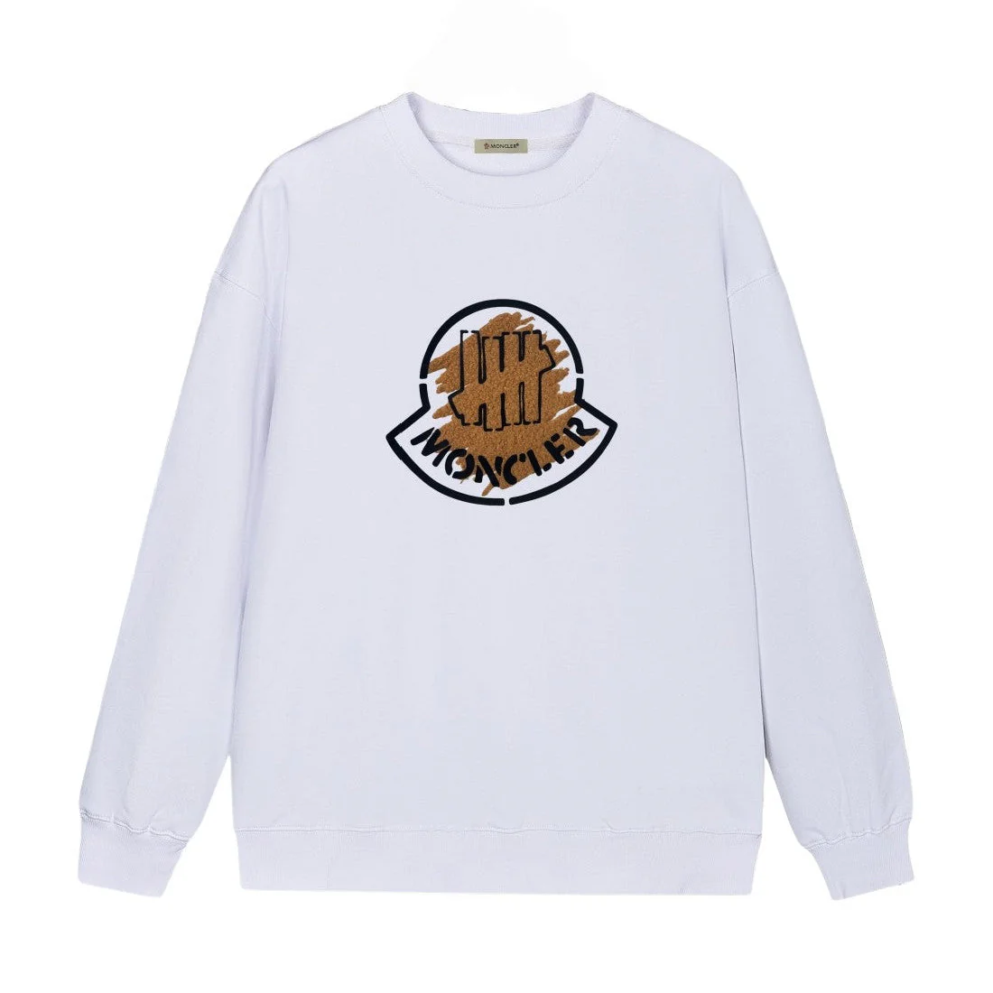 Fashionable Fleece Badge Sweatshirt