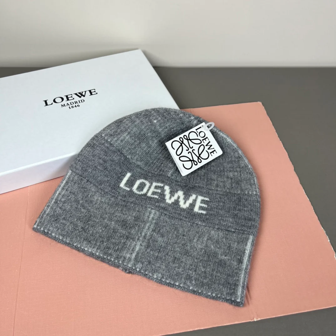 Jacquard Cashmere Knitted  Beanie