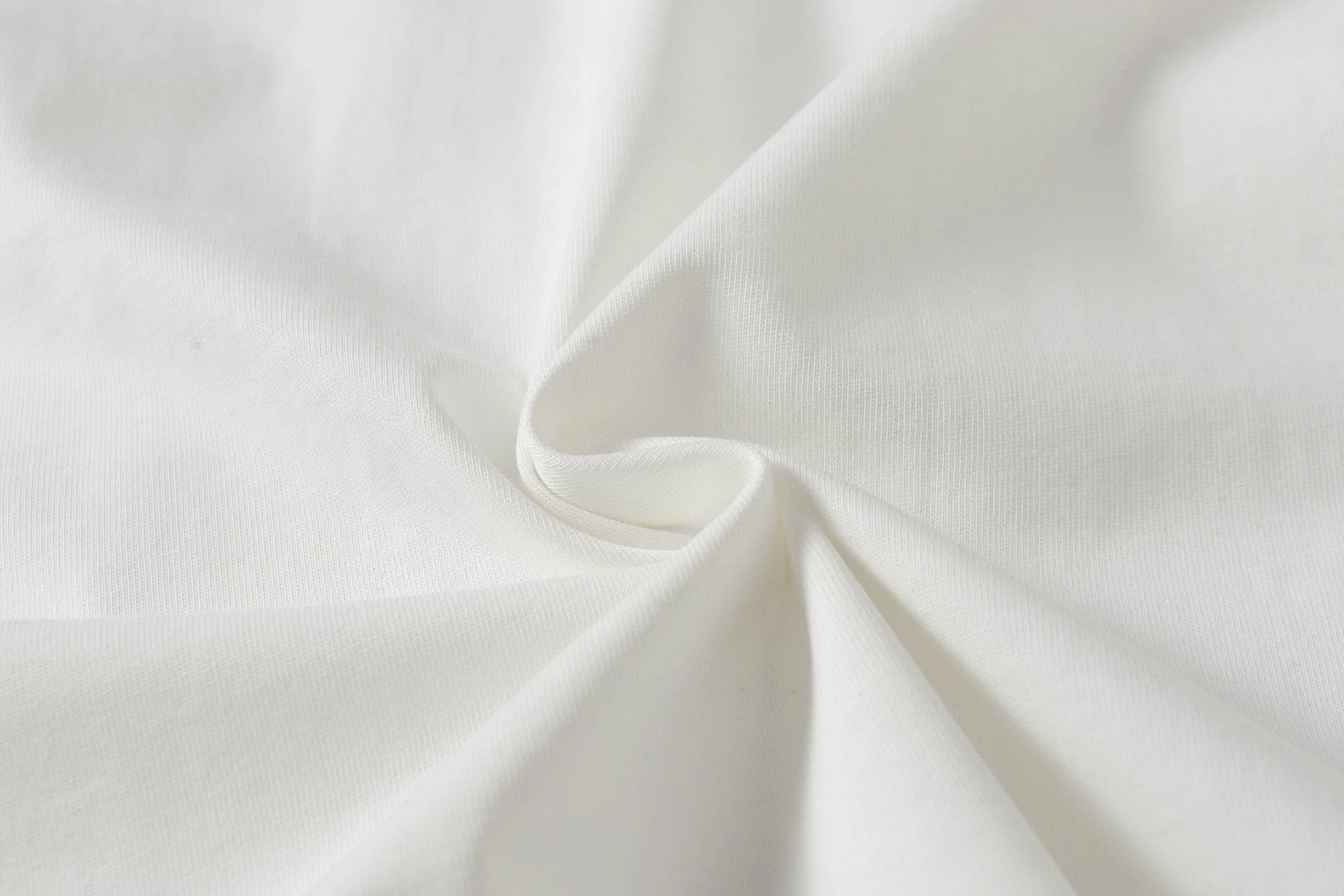 Foam round neck cotton T-shirt