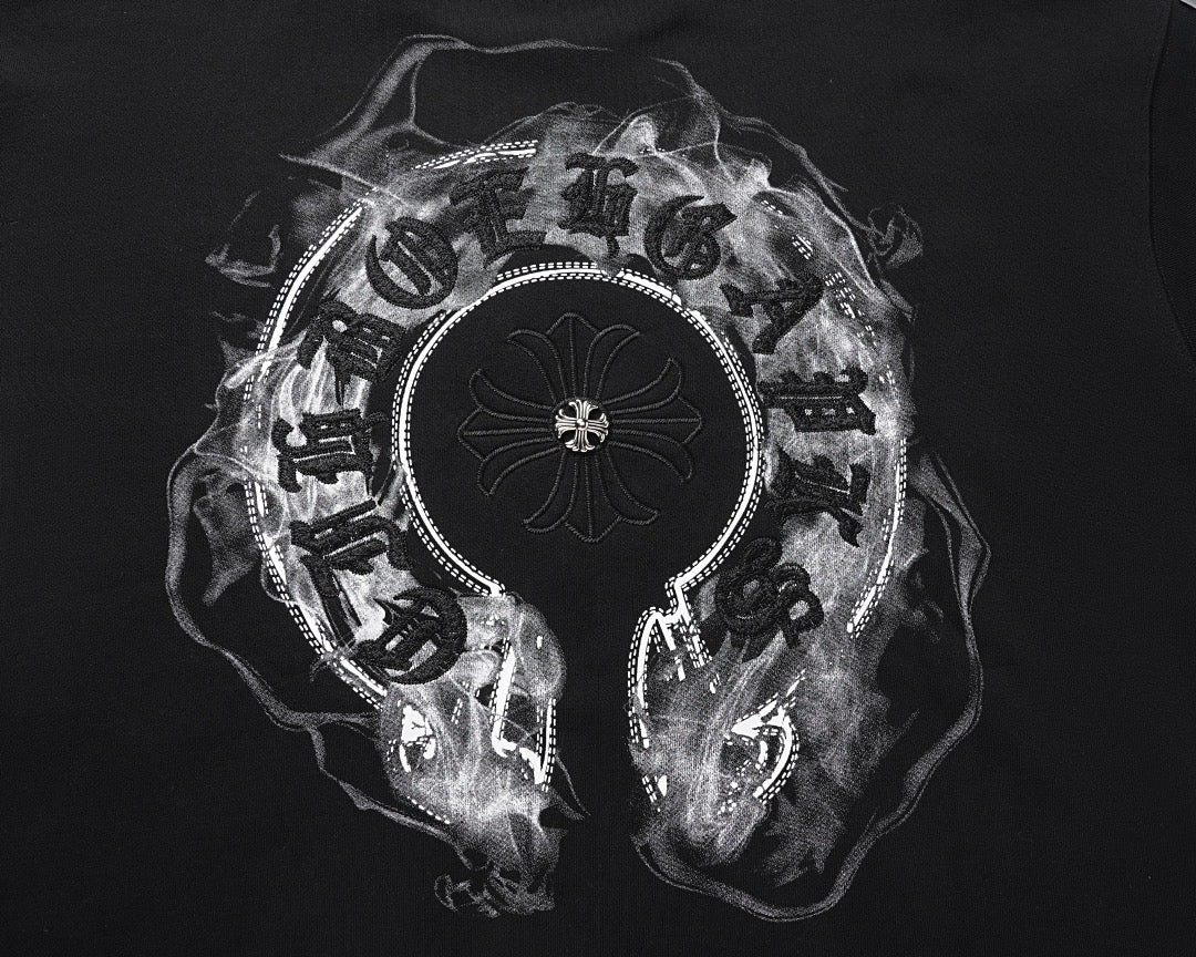 Embroidered Patch Sweatshirt