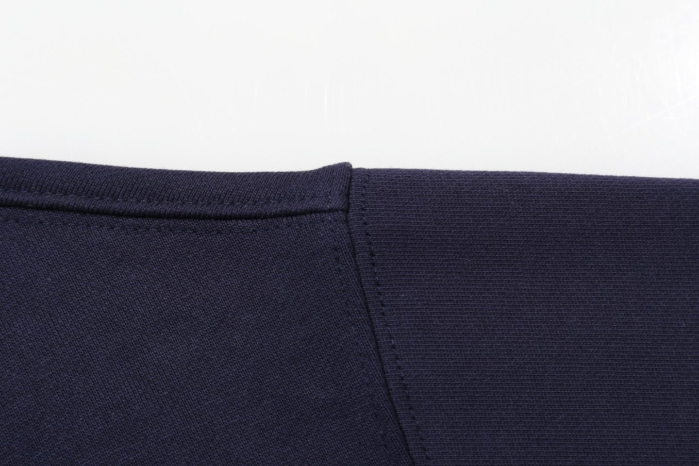 Flocked printed sweatshirt