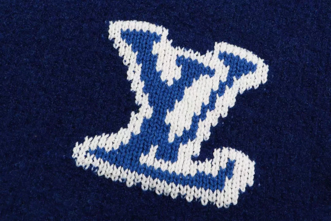 Double-faced jacquard cashmere sweatshirt