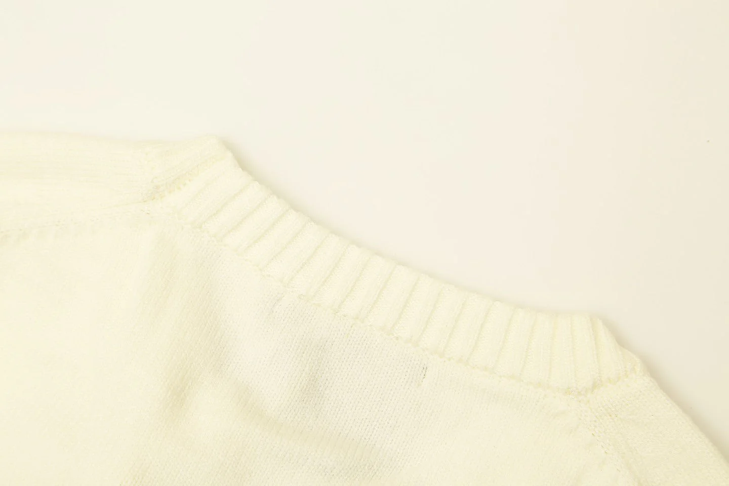 knitted jacquard sweatshirt