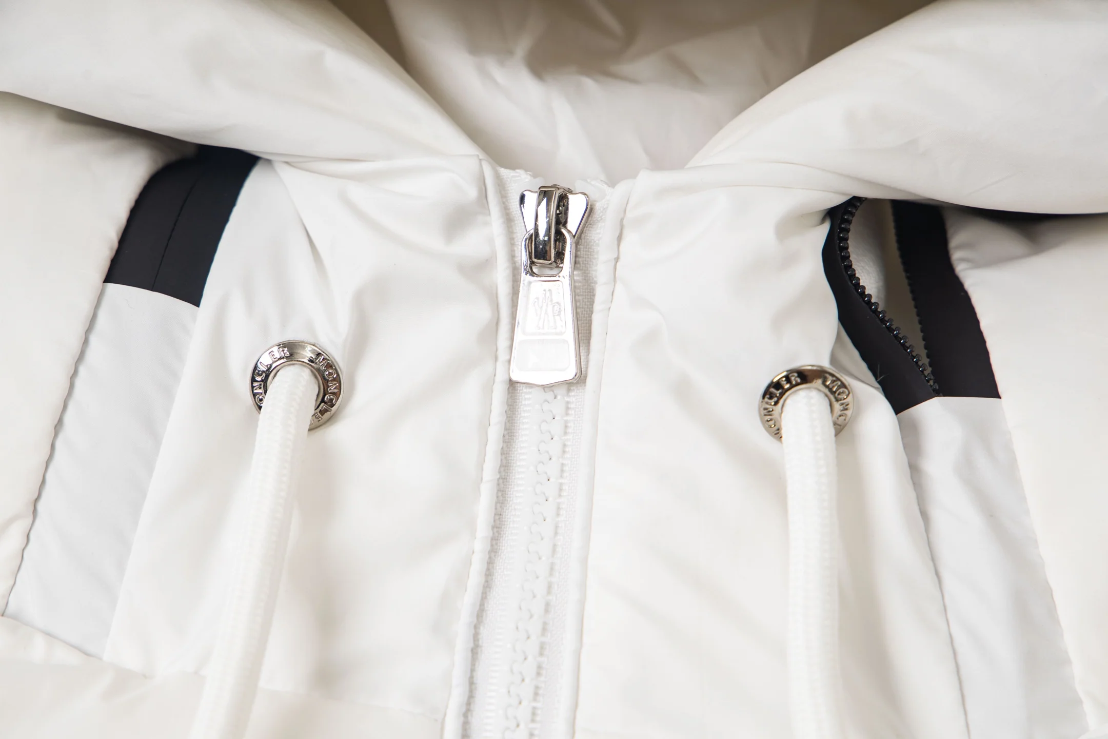 Printed hooded down vest