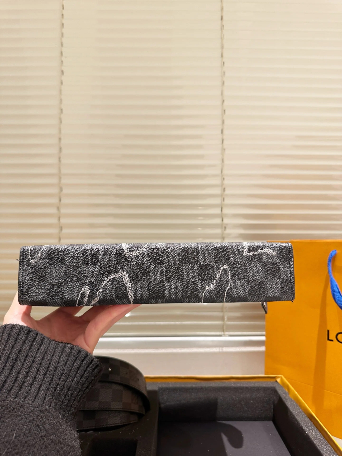 Men's Fashion Belt + Clutch Gift Box