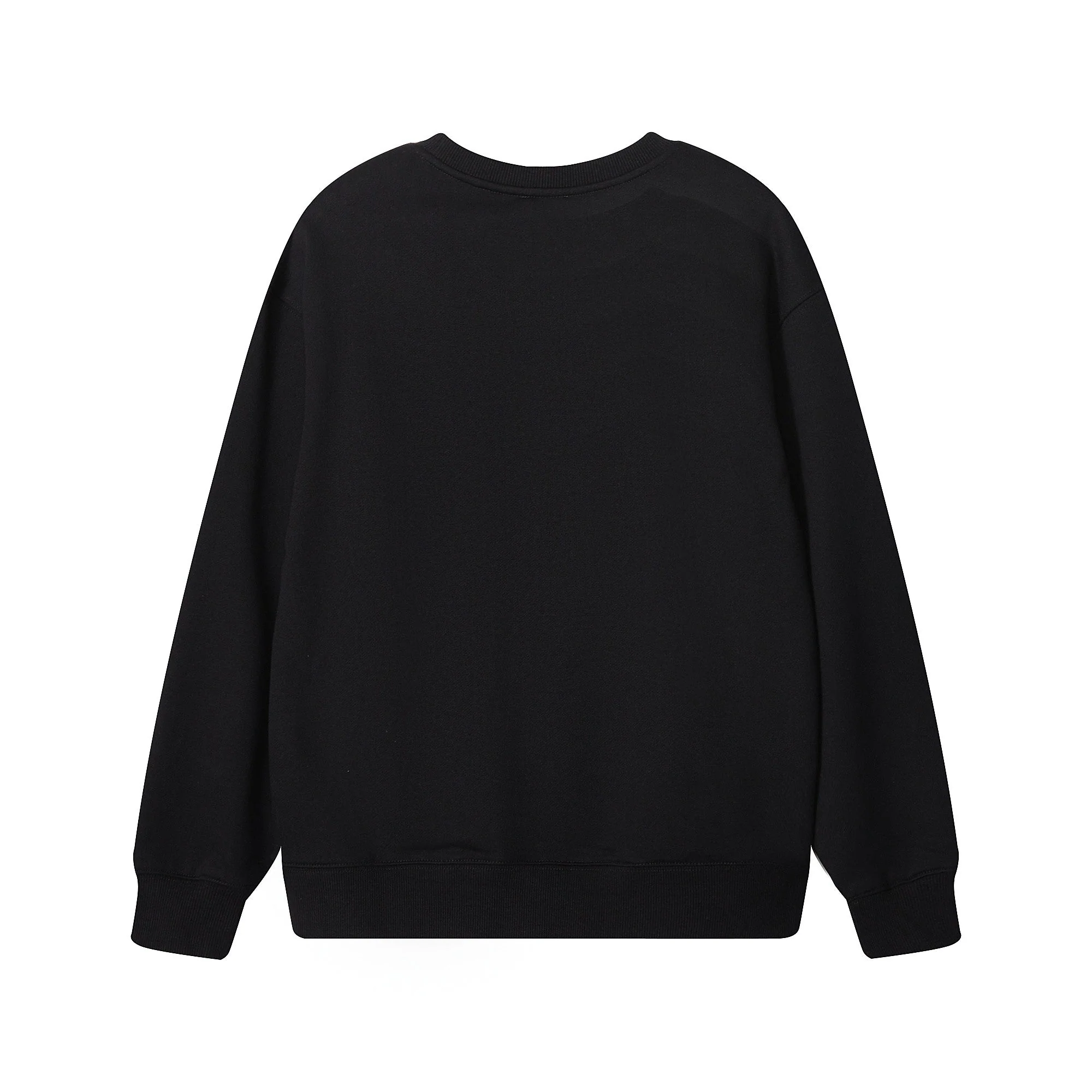 Printed crew neck cotton sweatshirt