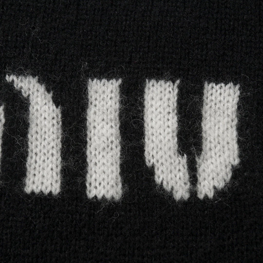 knitted jacquard sweatshirt