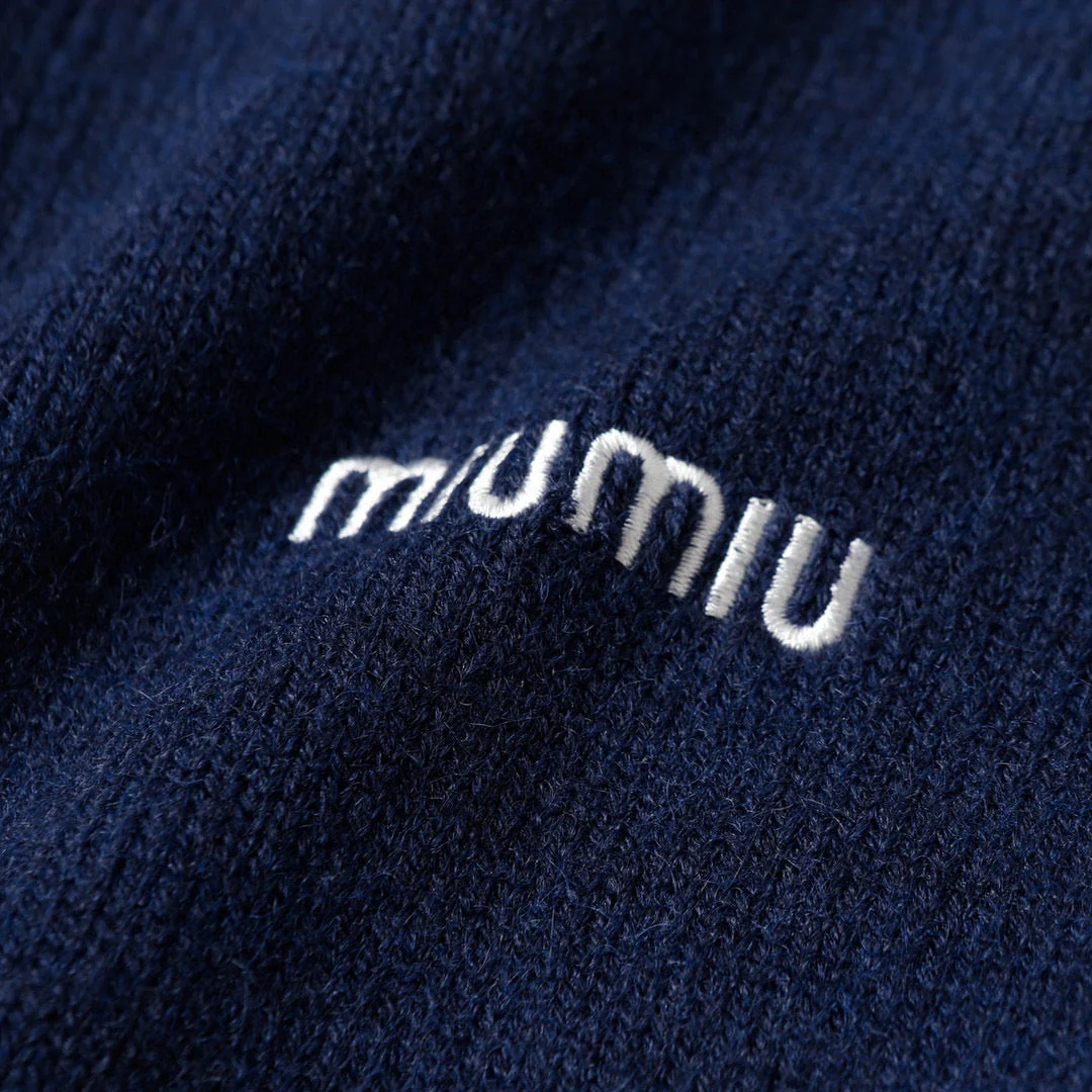 knitted embroidered sweater