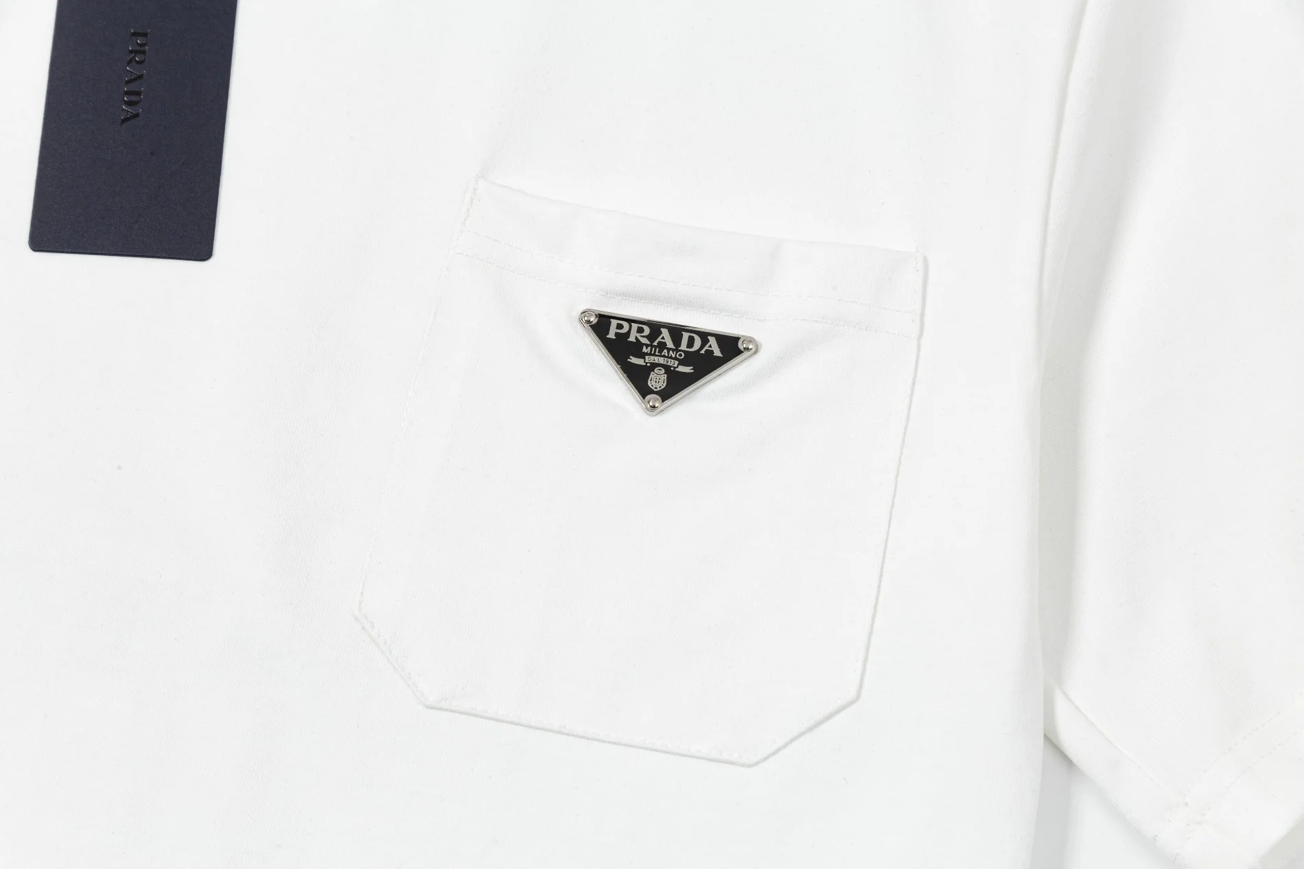 Crew neck cotton T-shirt