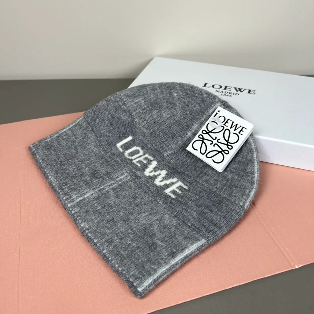 Jacquard Cashmere Knitted  Beanie