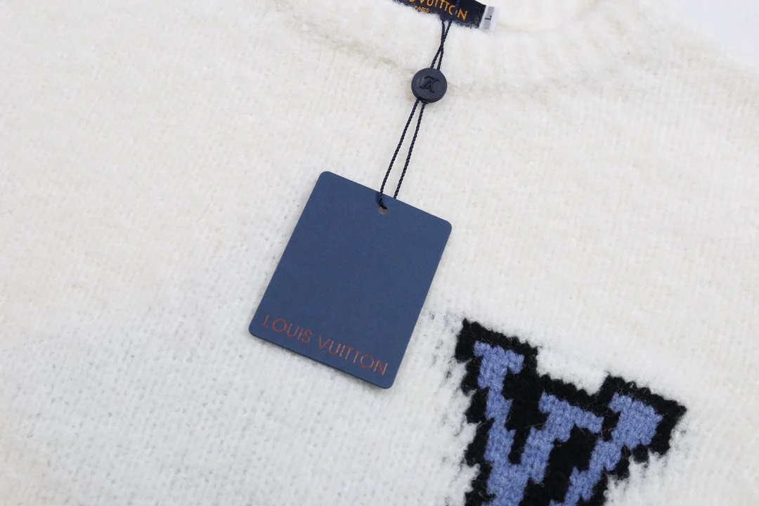 knitted jacquard sweatshirt