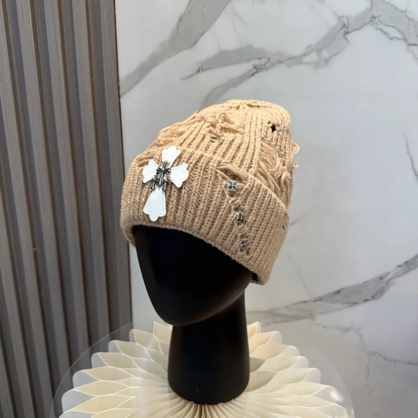 Metal Monogram Cashmere Beanie