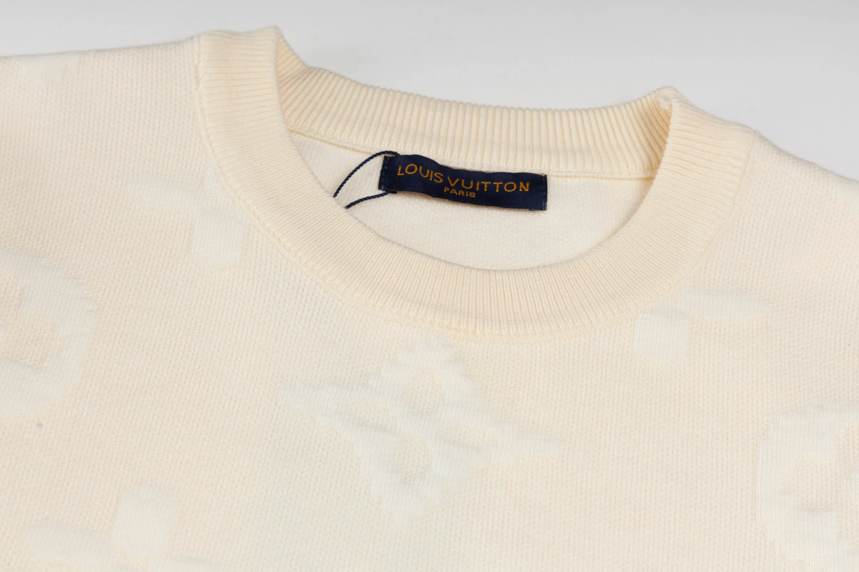 jacquard cashmere sweatshirt