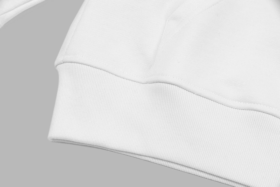 Embroidered hooded sweatshirt