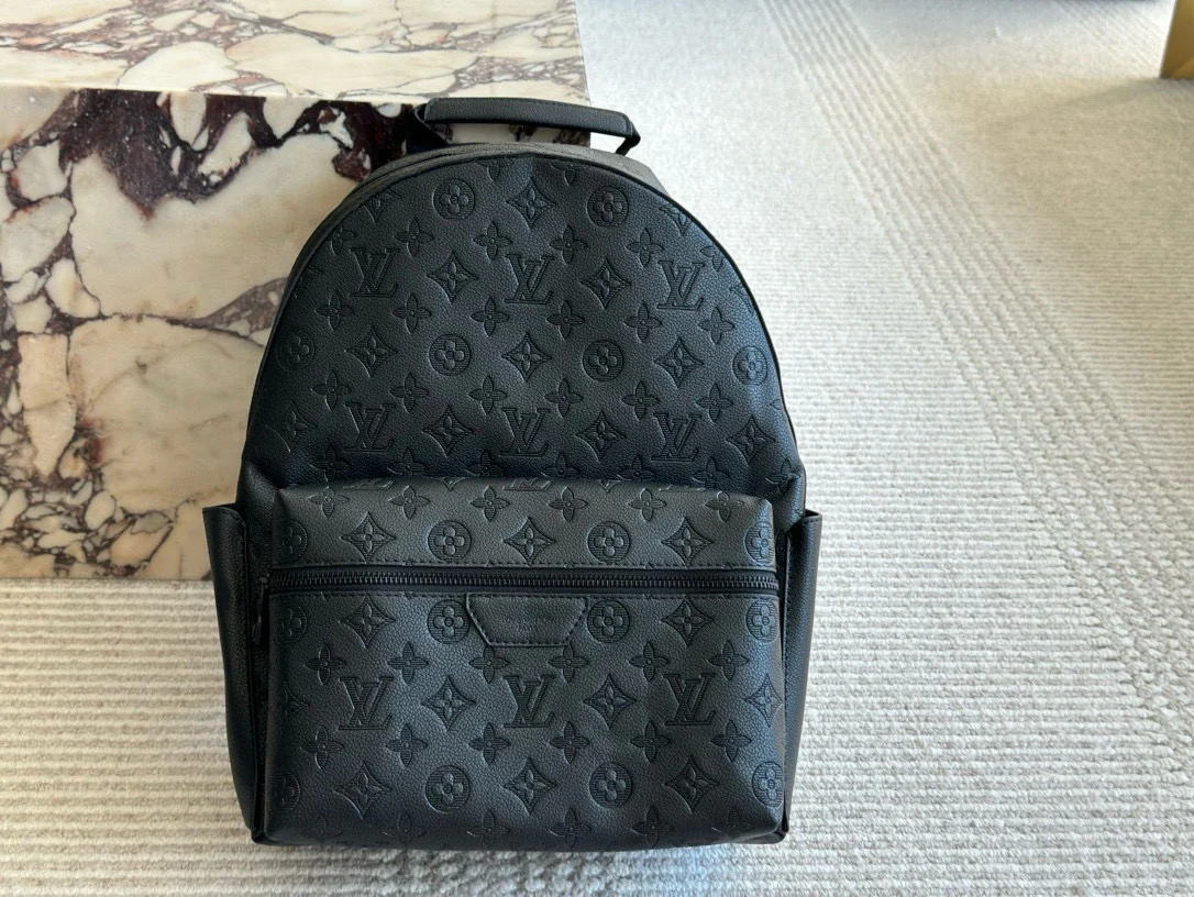 Leather Print Backpack