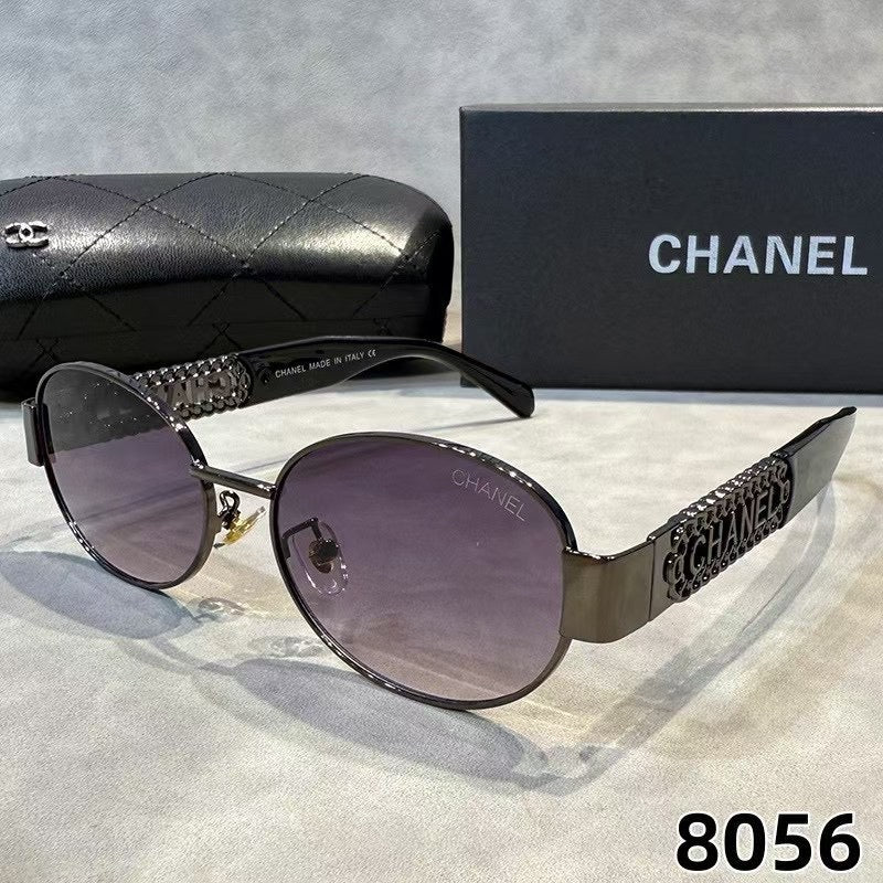 6 Colors Metal Frame Round Lens Sunglasses 8056