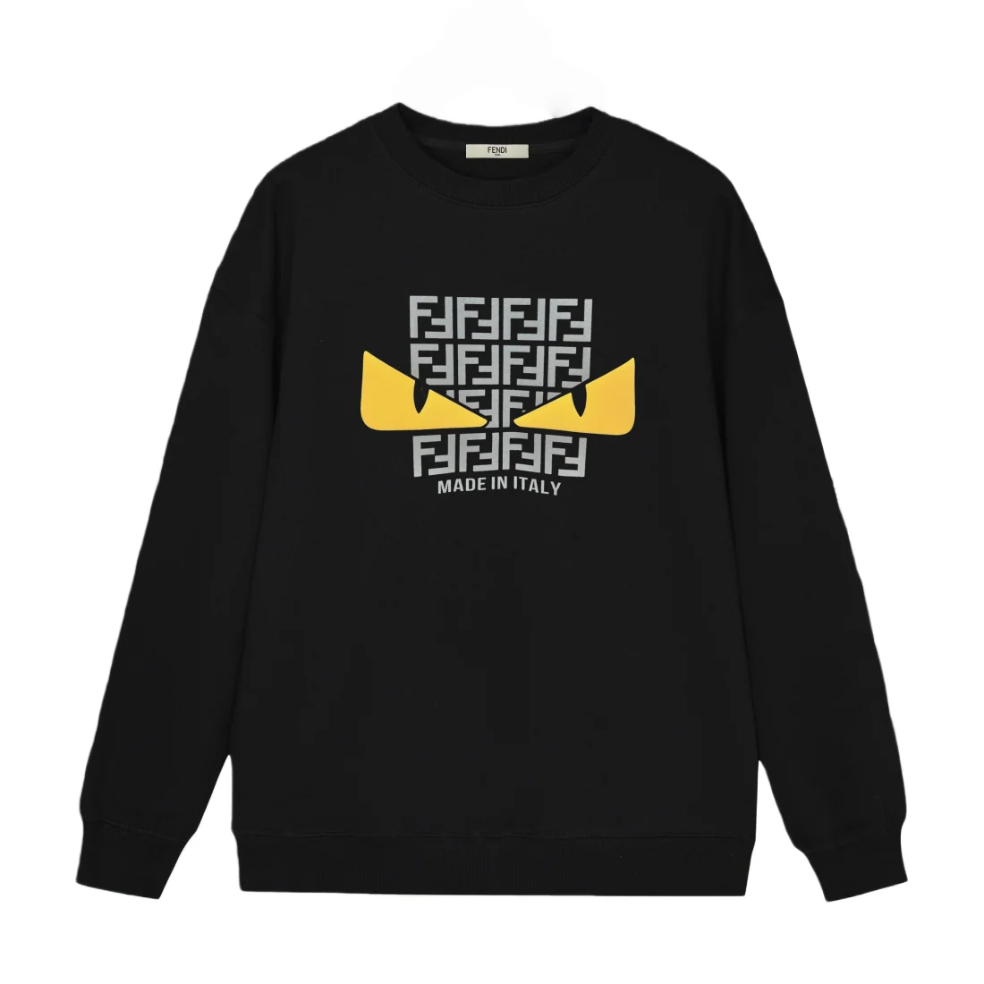 Monster Eyes Letters Pattern Sweatshirt