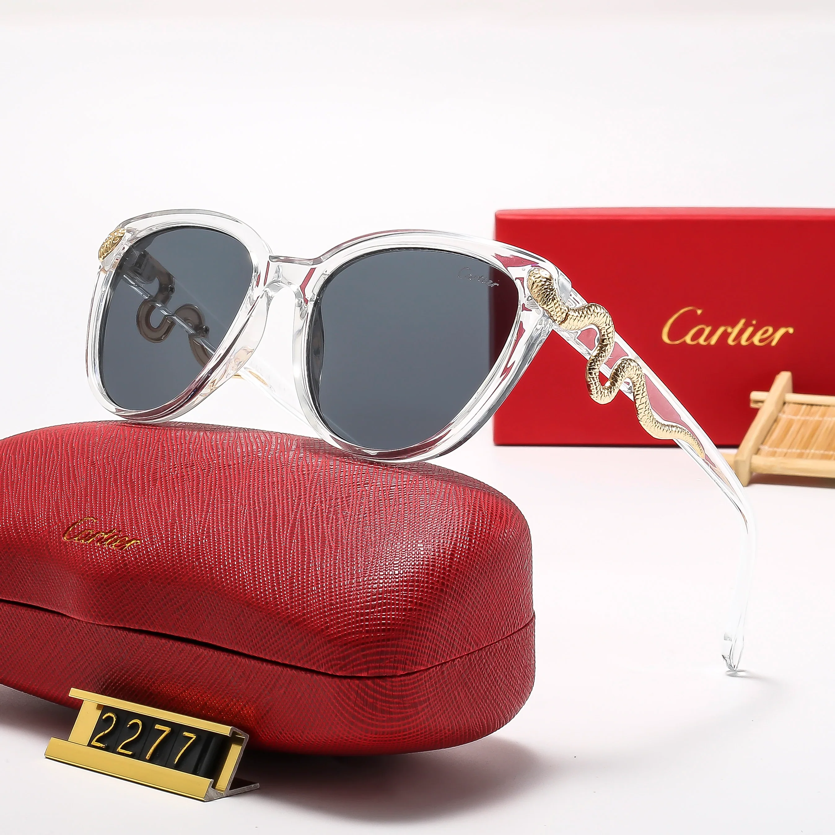 7 colors golden snake logo hot sunglasses