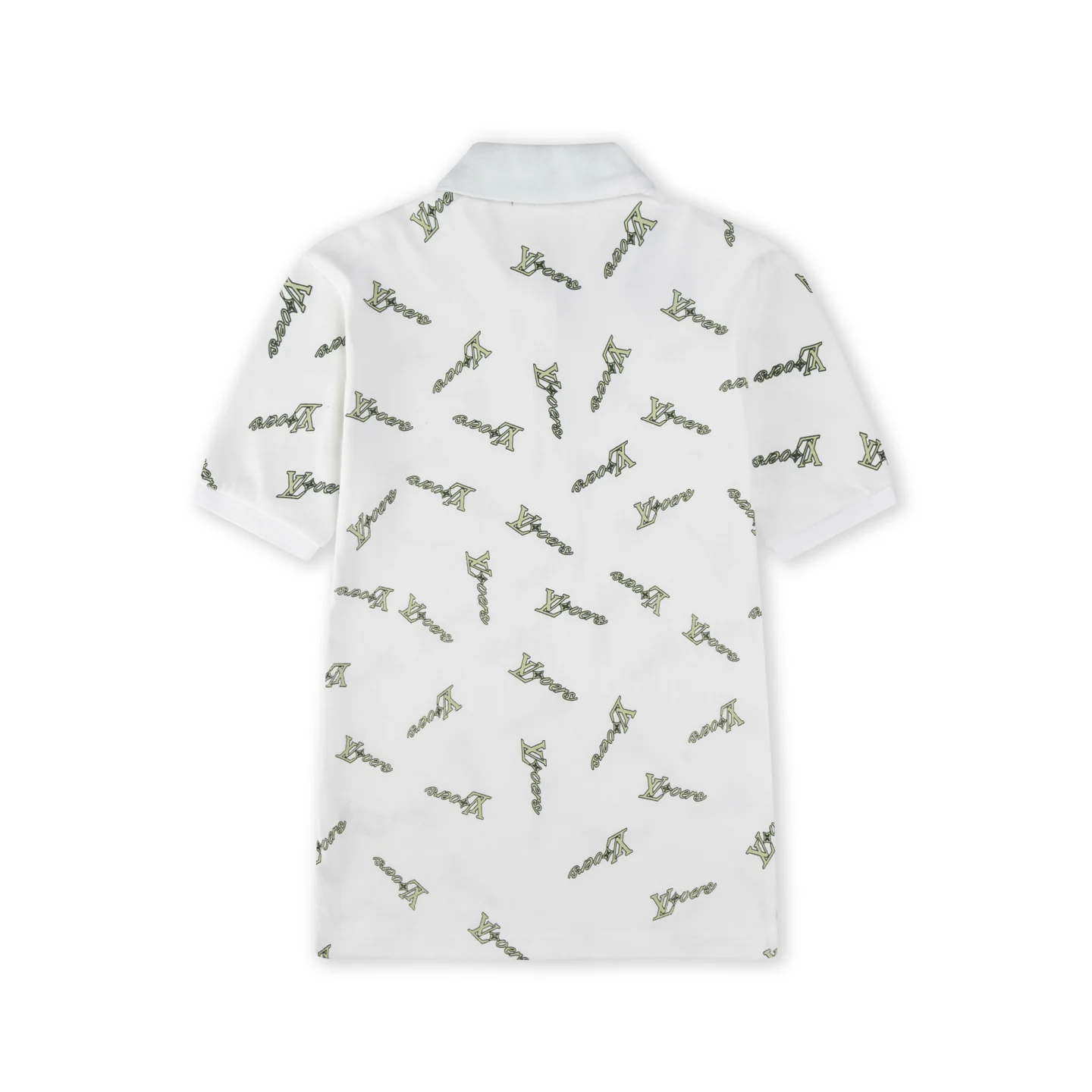 Irregular Print Polo Shirt