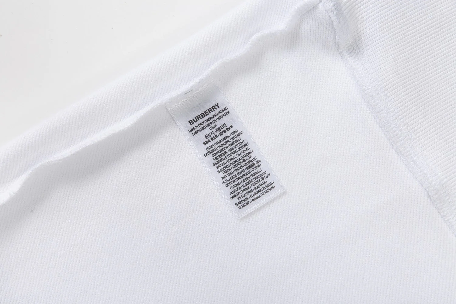 Printed crew neck cotton sweatshirt