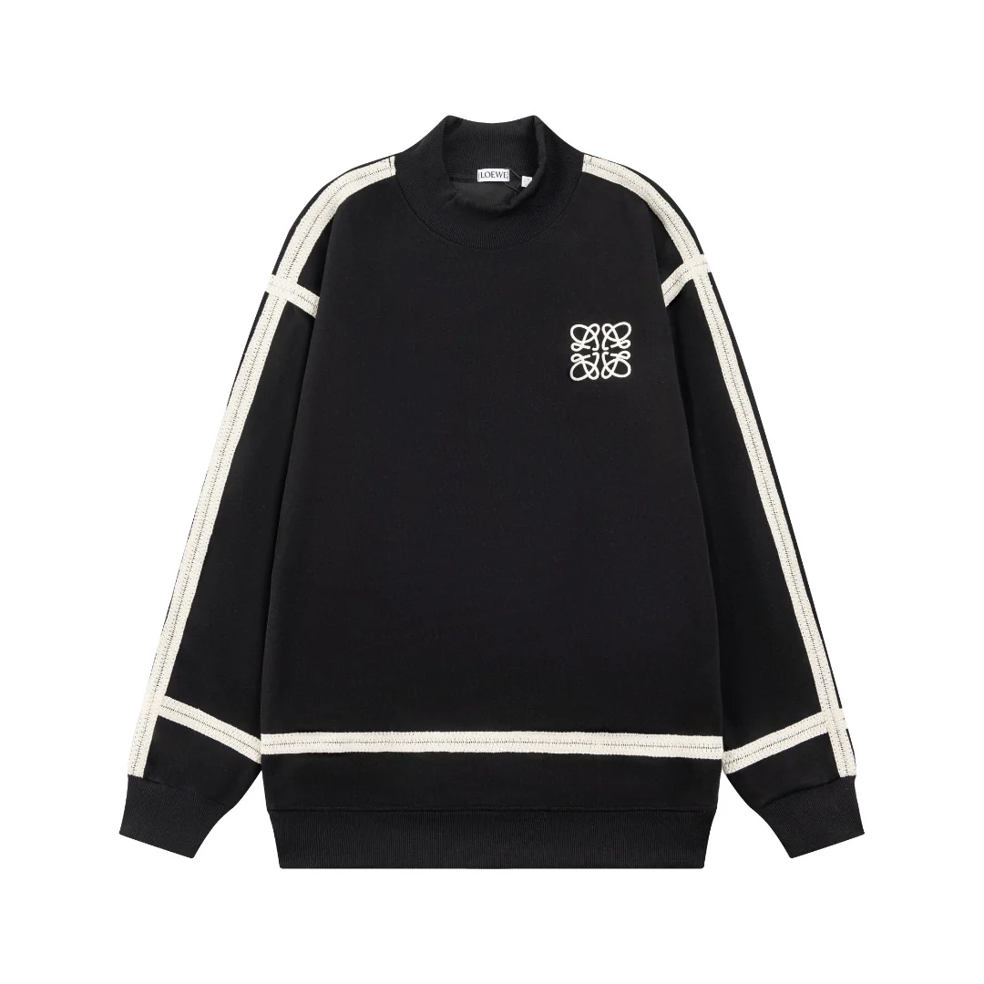 Embroidered cotton sweatshirt