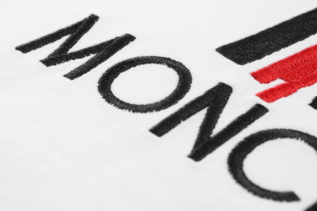 Embroidered logo cotton T-shirt