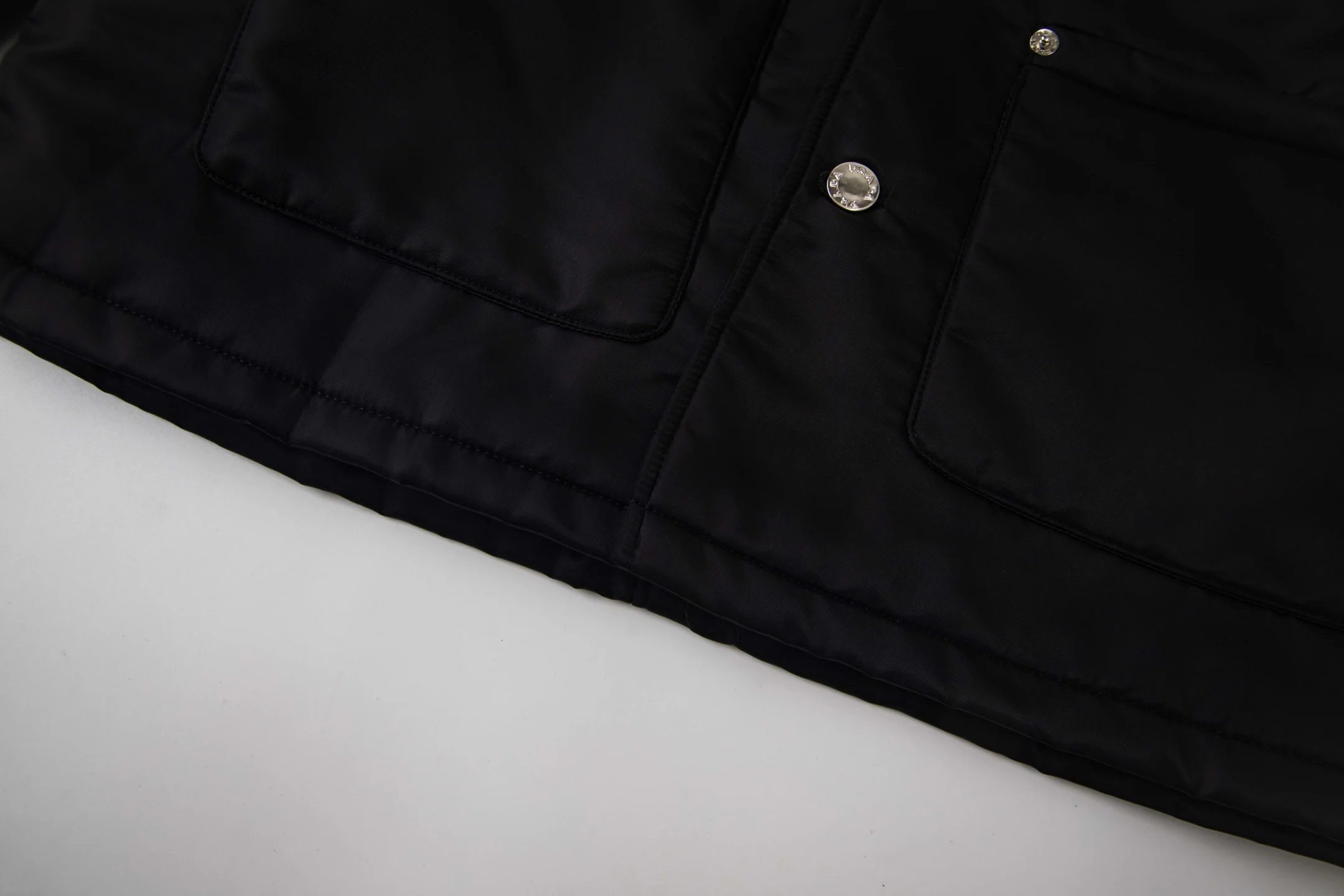 Lapel pocket cotton jacket