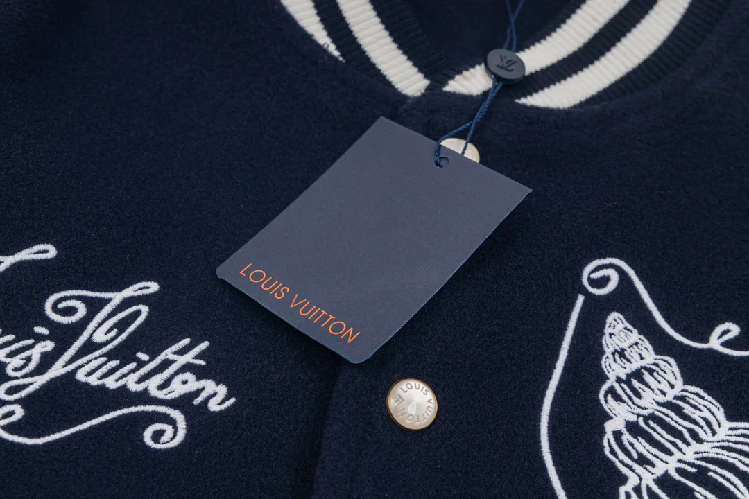 Embroidered baseball jacket