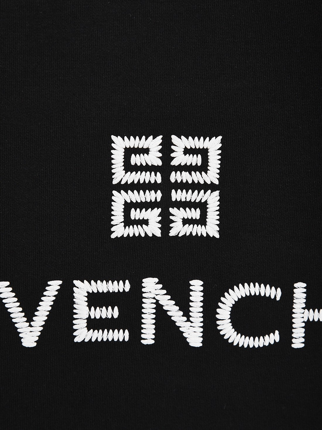 Embroidered cotton sweatshirt