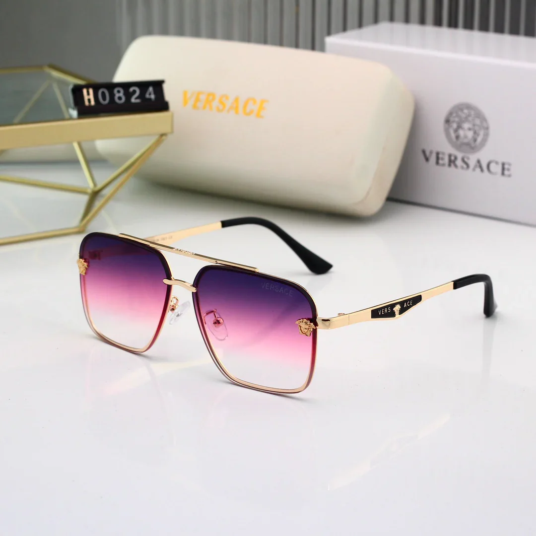 7-color high-definition lens metal sunglasses 0824