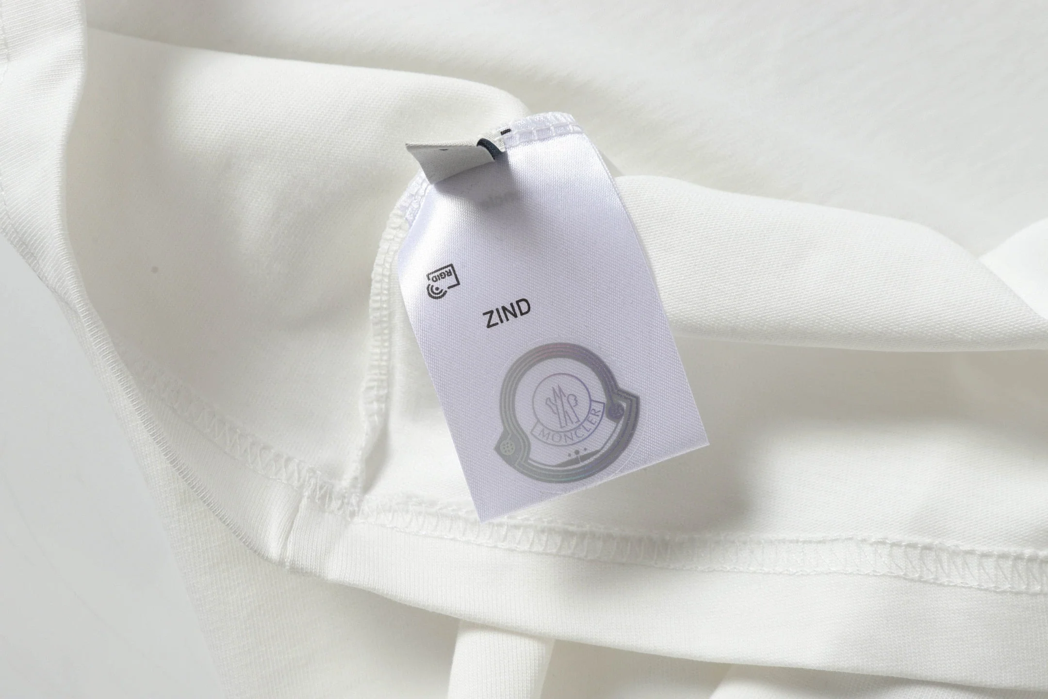 Foam round neck cotton T-shirt