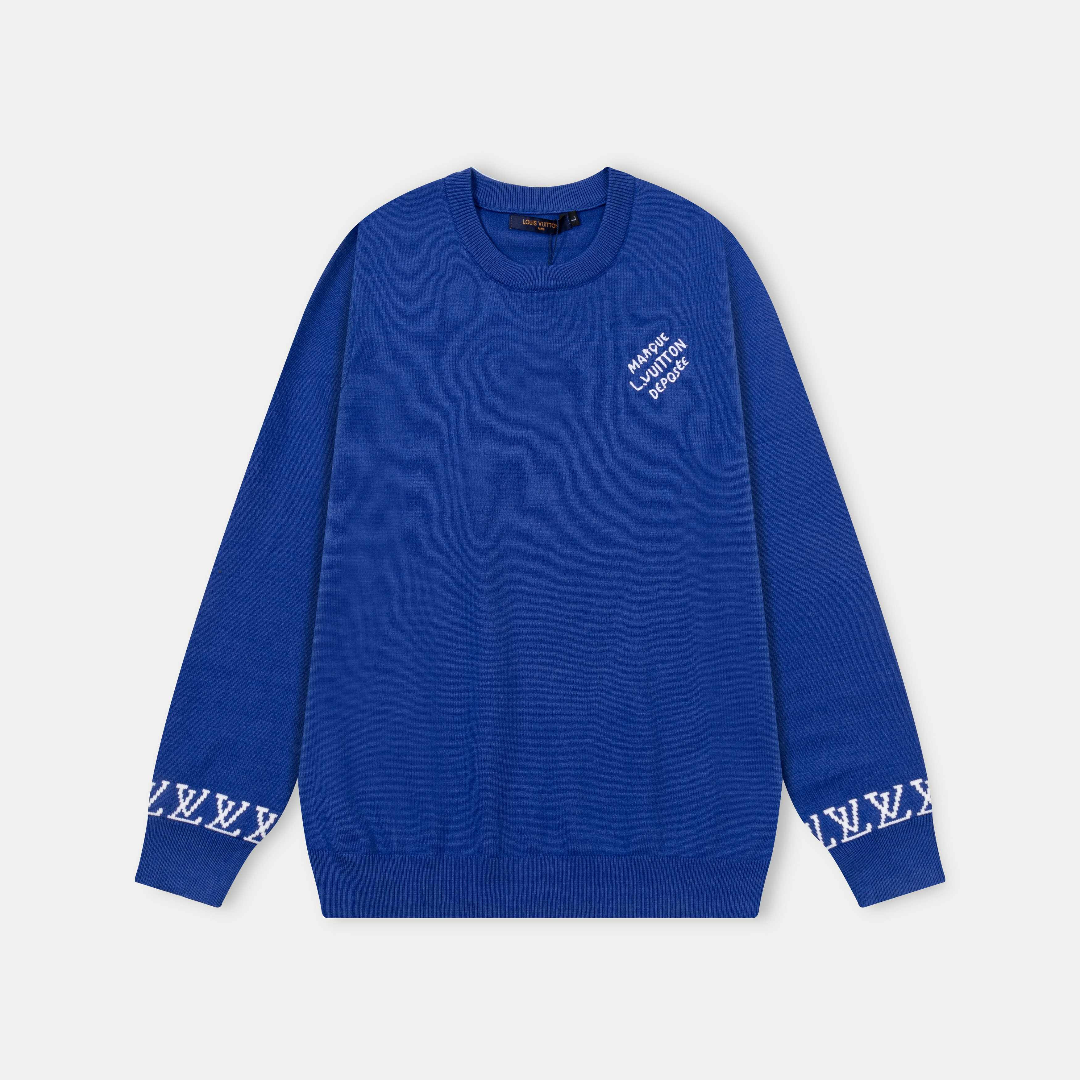 Knitted jacquard cashmere sweater